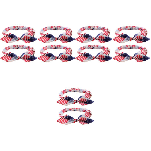 10Pièces Headbands Bébé Arc Décor Fête 2