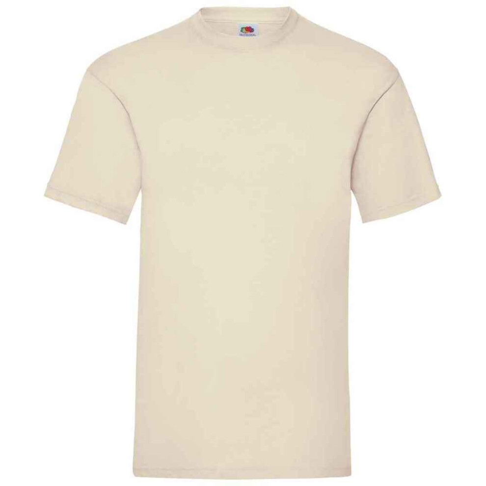 Fruit Of The Loom (Xl, Natural) Mens Valueweight T-Shirt