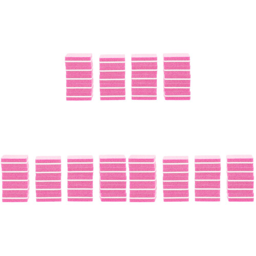 150Pièces Rose Bloc Tampon Ponçage Ongles 1