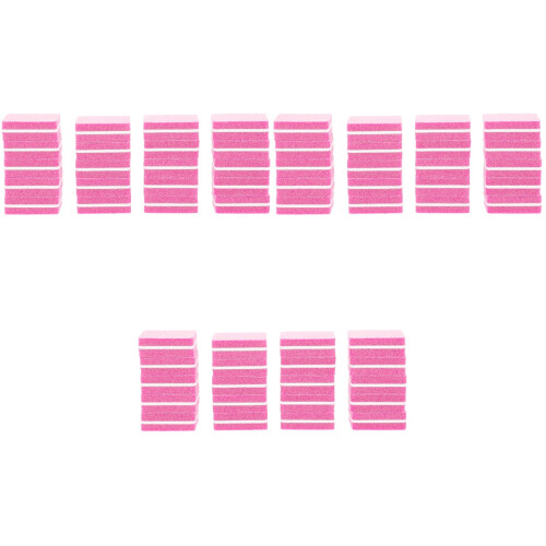 150Pièces Rose Bloc Tampon Ponçage Ongles 2