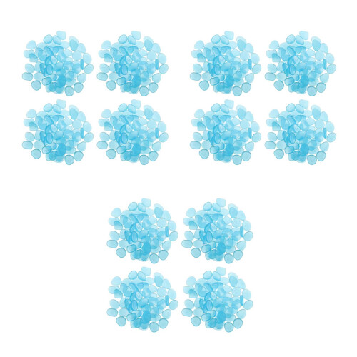 900Pièces Galets Bleu Résine Décorations Extérieur 1