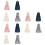 12Pièces Serviettes Mains Absorbantes Suspension Maison 7
