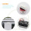 Stille Zijventilator Wit ABS Rubber Ventilatie Motorhome 6