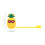 30Pièces Embouts Pailles PVC Protection Décor Ananas 9