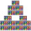15Pièces Stickers Indice Mensuel Colorés Adhésifs Usage Multiple 3