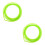 2Pièces Tuyau Chauffage Caoutchouc Vert Durable Résistant 4