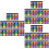 15Pièces Stickers Indice Mensuel Colorés Adhésifs Usage Multiple 6