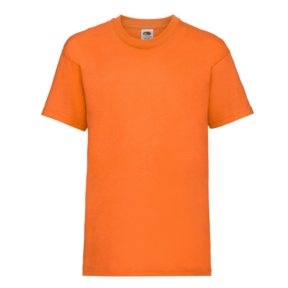 Fruit Of The Loom (5-6 Years, Orange) Childrens/Kids Value T-Shirt