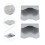 10Pièces Outils Acier Inoxydable Argent DIY Précis 9