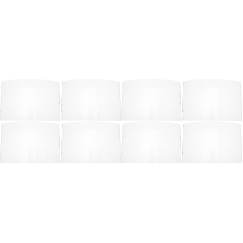8Pièces Lentilles Protectrices Transparentes Pour Casque De Sablage 2