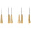 6Pièces Awls Couture Cuir Handle Cuivre Réparation DIY 4