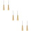 6Pièces Awls Couture Cuir Handle Cuivre Réparation DIY 7