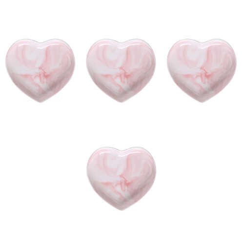 4Pièces Plateaux Rose En Cœur Maison Élégante 1