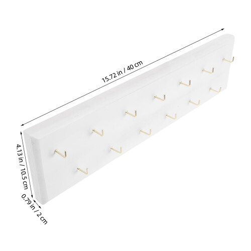 Rangement Mural Bois Pour Cintres, Design Élégant 1