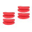 4Ensembles Rouges Cosplay En Caoutchouc Pour 1Er Avril 5