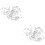 200Pièces Tubes Espacers Métalliques Argent Pour Perles 5