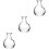 3Pièces Nichoir Transparent Pour Hamster Animal 4