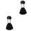 2Pièces Brosse Bois Nettoyage Cassés Salon 3