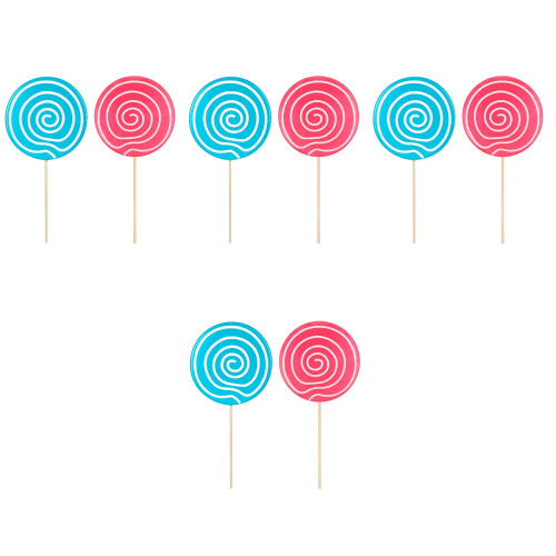 8Pièces Décor Colorée Simulation Pour Photo DIY 2
