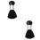 2Pièces Brosse Bois Nettoyage Cassés Salon 6