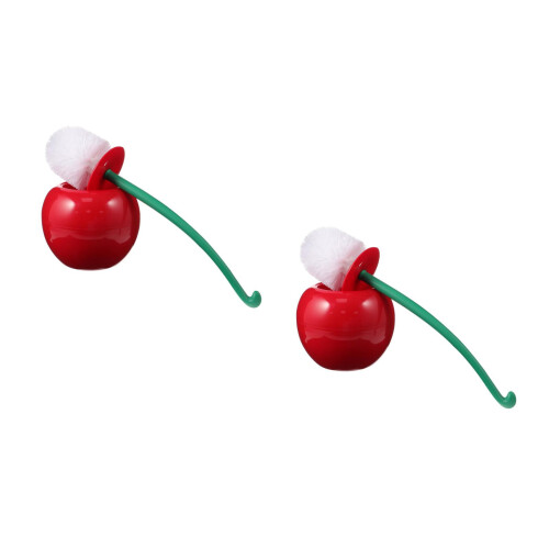 2Pièces Wc Rouge Long Manche Support Facile À Ranger 1