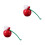 2Pièces Wc Rouge Long Manche Support Facile À Ranger 3