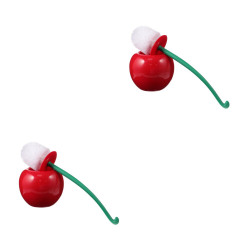 2Pièces Wc Rouge Long Manche Support Facile À Ranger 2