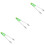 3Pièces Pinces Ramasse-Déchets Confort Vert Clair Pour Usage Extérieur 4