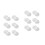 2Ensembles Kits Sangles Blanches Ancrages Pour 4