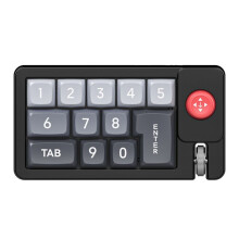 Digital Mechanical Keyboard RGB Hot-Swappable Keyboard Macro Wired Mechanical Gaming Keyboard Joystick Custom Black