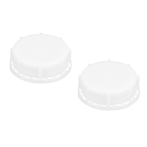 2Pièces Bouchons Pe Blancs Pour Fûts Huile Étanches Polyvalents 1