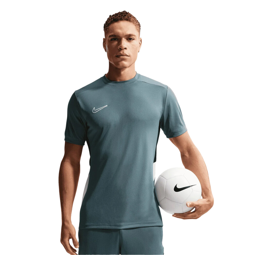 Nike (M, Slate/White) Mens Academy Training T-Shirt