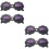 4Pièces Lunettes Enfants Accessoire Mode Résistant 6