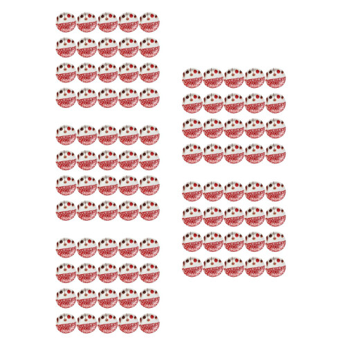 100Pièces Jetable Papier Rouge Motif Pour Noël 2