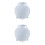 2Pièces Moules DIY Silicone Souple Pour Boules Résine 4