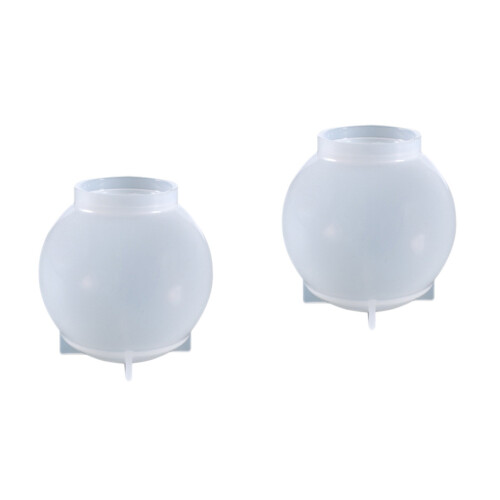 2Pièces Moules DIY Silicone Souple Pour Boules Résine 2