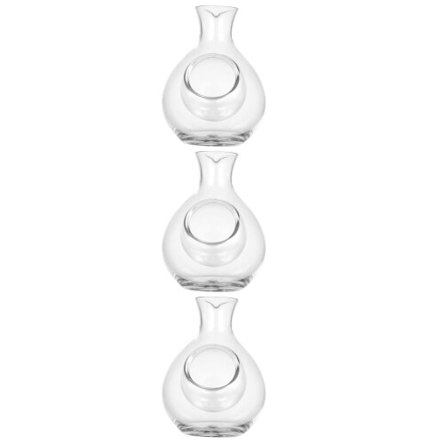 3Pièces Distributeurs À Vin En Verre Raffiné 2