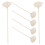 12Pièces Bâtons Diffuseurs Arômatiques Bois Khaki Décor Maison 10