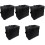 5Pièces Isotherme Noir Multi-Usage Spacieuse 2
