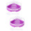 2Pièces Bain Hamster Violet ABS Transparent Pour Cage À Animal 6