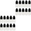 40Pièces Flacons Vidés Réutilisables Usage Stockage 3