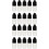 40Pièces Flacons Vidés Réutilisables Usage Stockage 5