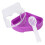 2Pièces Bain Hamster Violet ABS Transparent Pour Cage À Animal 8