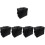 5Pièces Isotherme Noir Multi-Usage Spacieuse 4