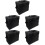 5Pièces Isotherme Noir Multi-Usage Spacieuse 5
