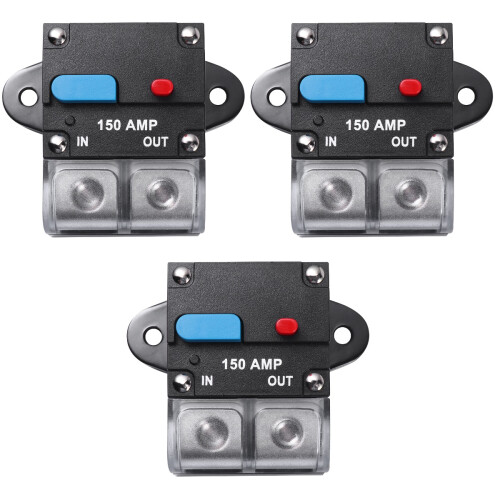 3Pièces Disjoncteur À Réarmement Manuel Pour Usage Automobile 1