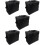 5Pièces Isotherme Noir Multi-Usage Spacieuse 7