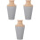 3Pièces Bouchons Étanches Vin Silicone Bois Usage 3