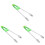 3Pièces Pinces Ramasse-Déchets Confort Vert Clair Pour Usage Extérieur 2