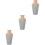 3Pièces Bouchons Étanches Vin Silicone Bois Usage 5